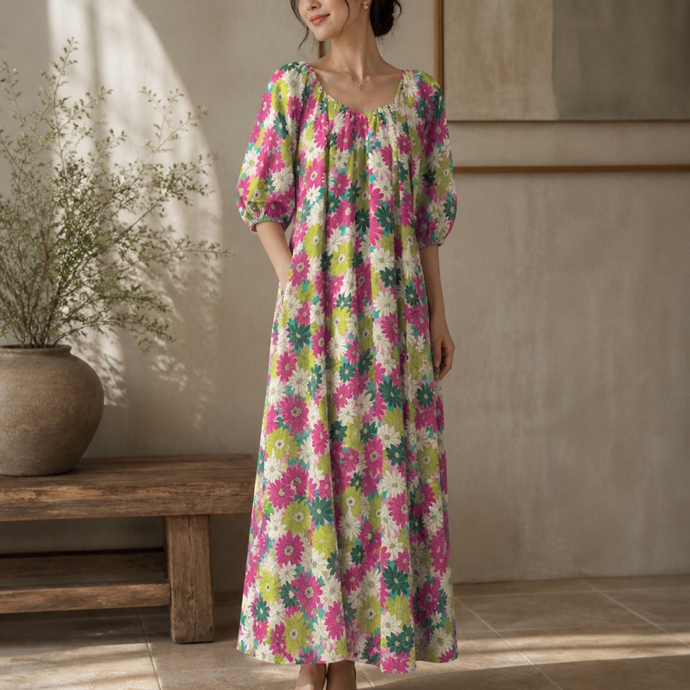 Colorful Floral Dress
